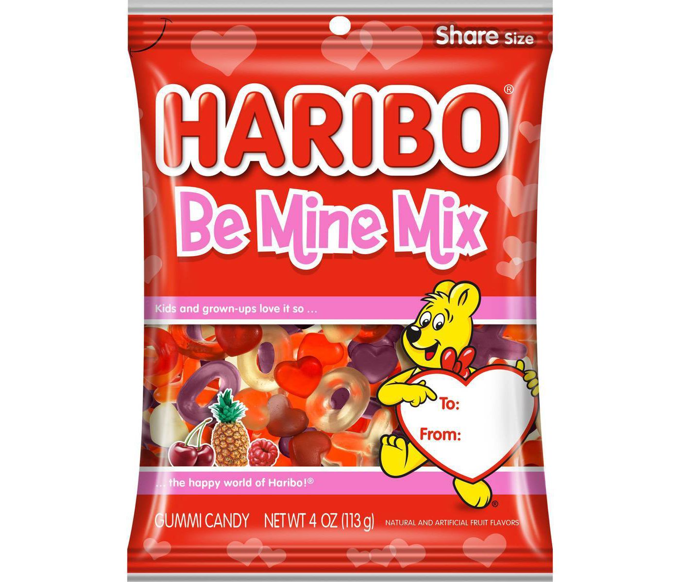 Haribo Valentine's Be Mine Mix, 4oz