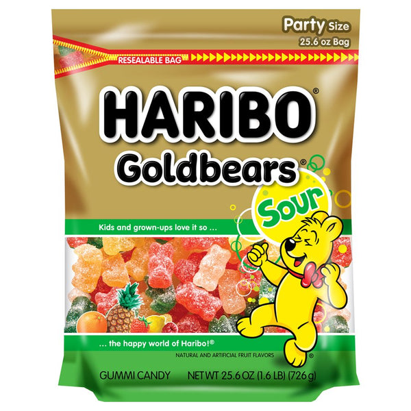 1kg Haribo Goldbears Party Bag Chewy Gummy Bear Candy Lollies Kids Sweet  Snack