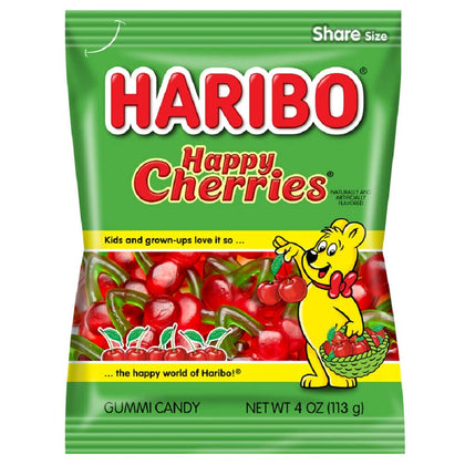 Haribo Happy Cherries Gummi Candy, 4oz
