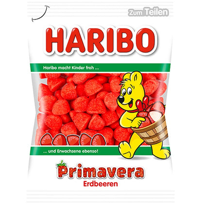 Haribo Primavera, Strawberry, 7oz (Product of Germany)