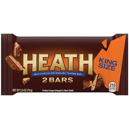 Heath Milk Chocolate English Toffee Bar, King Size, 2.8oz