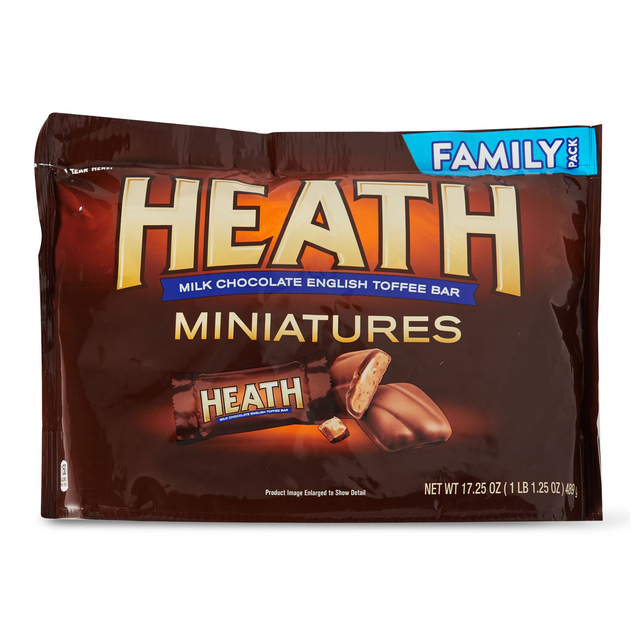 Heath Milk Chocolate Toffee Bar Miniatures, Family Pack, 17.25oz