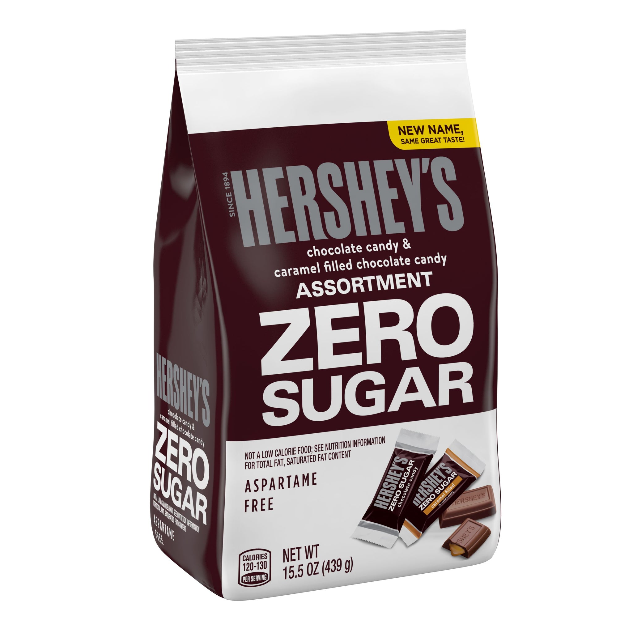 Hershey's Assortment Zero Sugar Chocolate Candy, 15.5oz