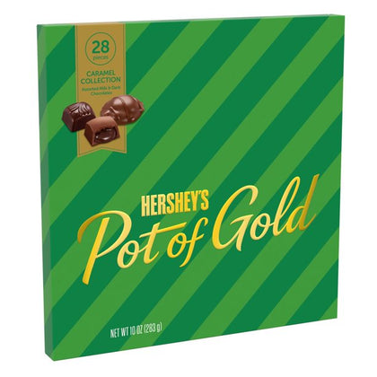 Hershey's Pot of Gold Milk & Dark Caramel Chocolate Collection, 28ct, 10oz