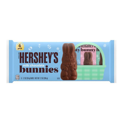Hershey's Milk Chocolate Easter Bunnies, 7.2oz/6ct