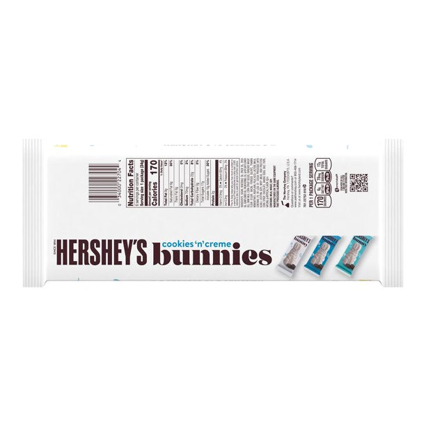 Hershey's Cookies and Creme Easter Bunny, 7.2oz/6ct