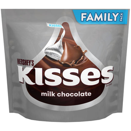 Hershey’s, Kisses Candy Family Pack, Milk Chocolate, 17.9oz