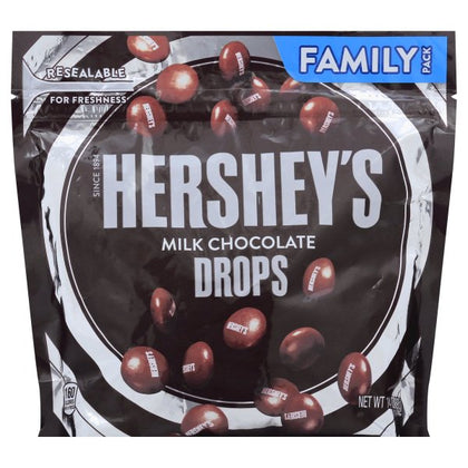 Hershey's Drops, Milk Chocolate, Family Pack, 14oz