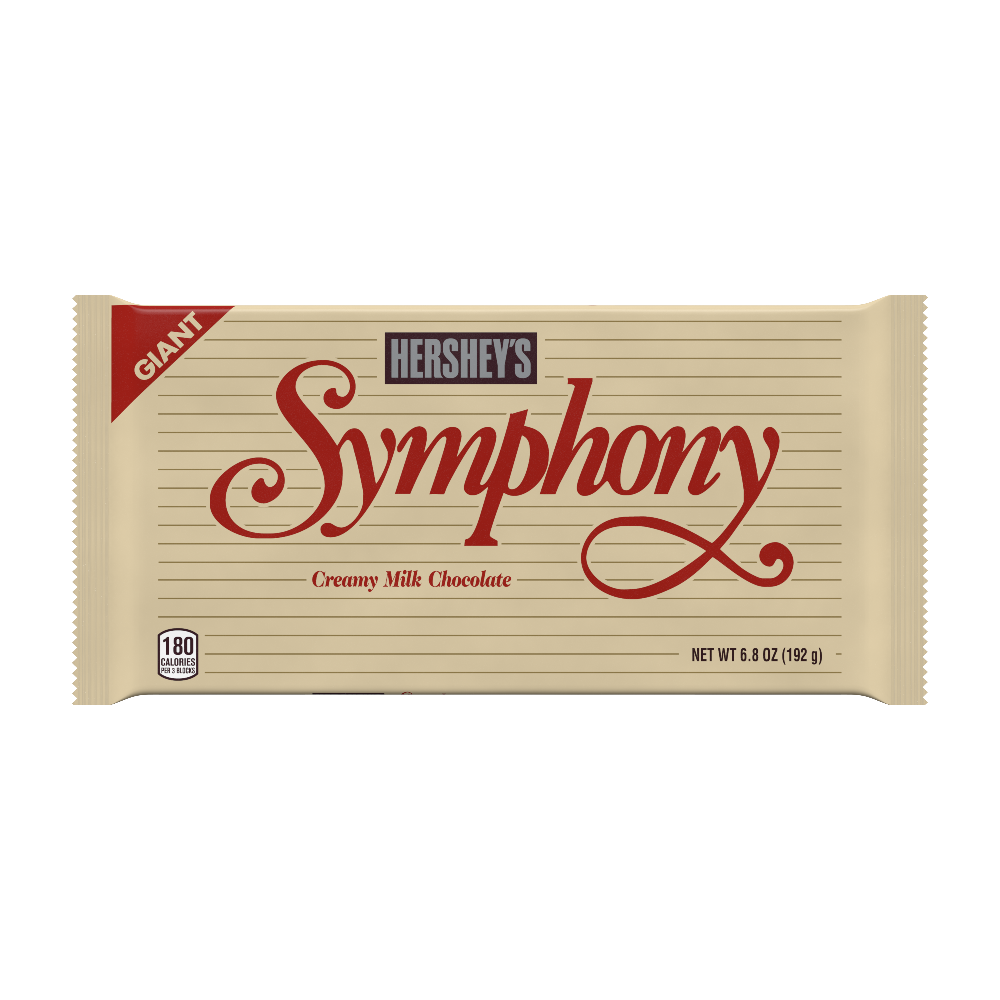 Hershey's Symphony Creamy Milk Chocolate Giant Candy Bar, 6.8oz