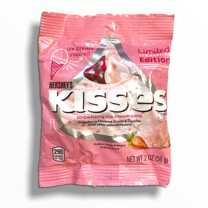 Hershey's Kisses Strawberry Ice Cream Cone, 2oz