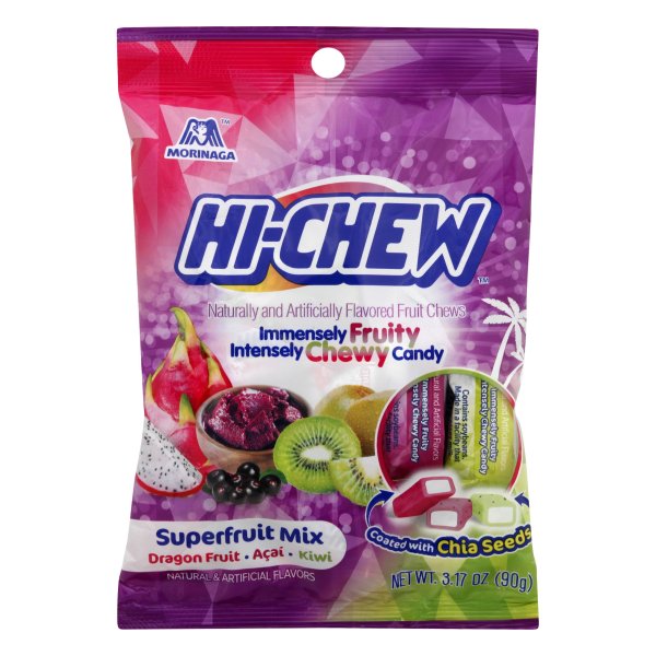 Hi-Chew Superfruit Mix, Coated with Chia Seed, 3.17oz