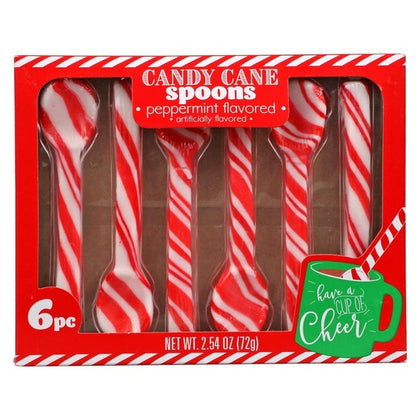 Peppermint Candy Cane Spoons, 2.54oz