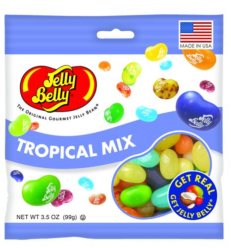 Jelly Belly Tropical Mix Jelly Beans, 3.5 oz