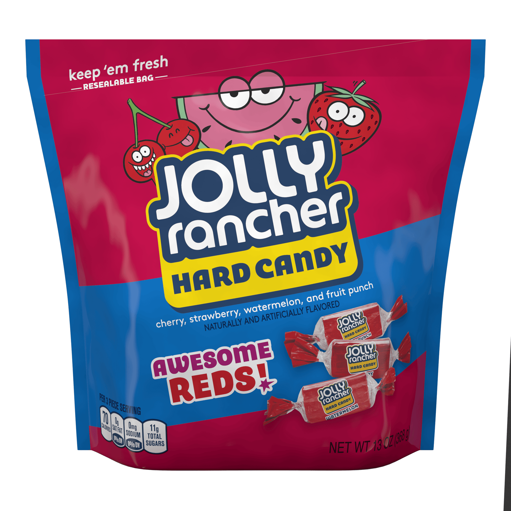 Jolly Rancher Awesome Reds Hard Candy, 13oz