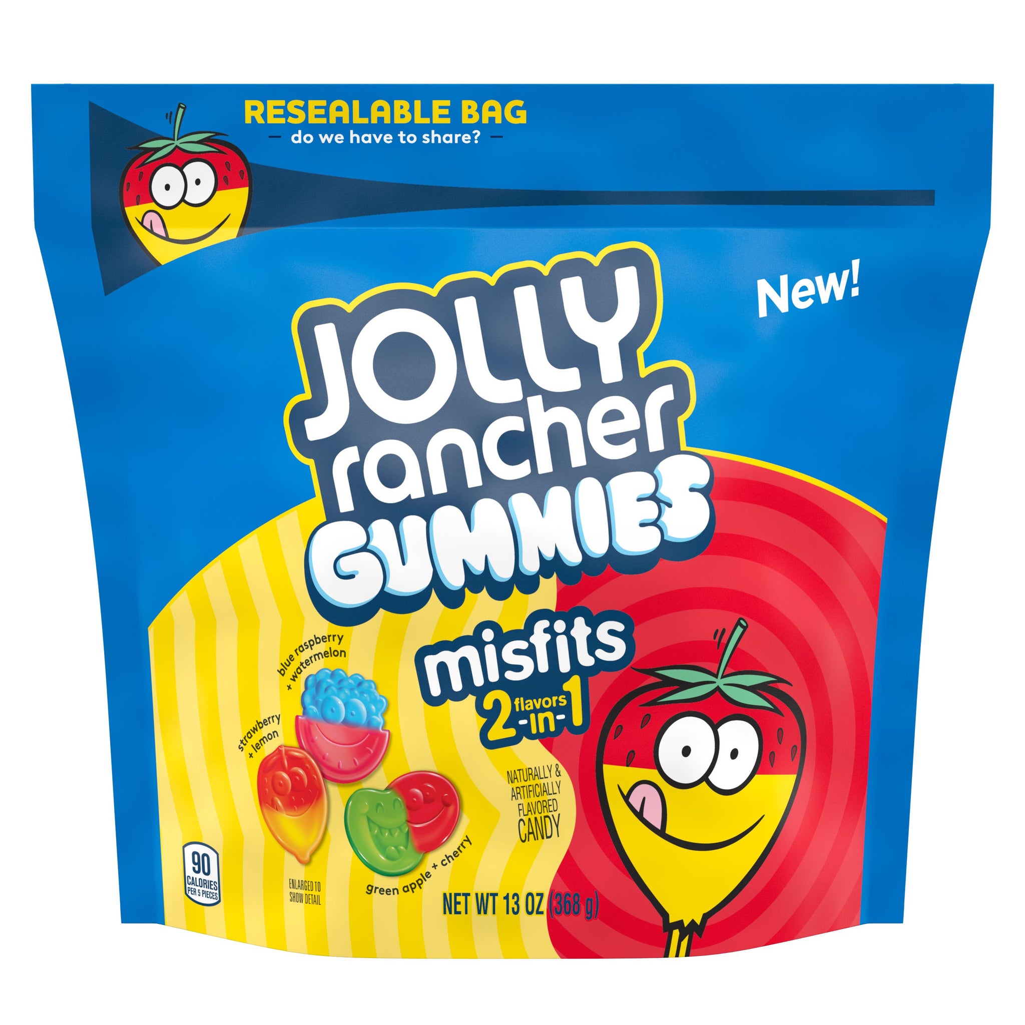 Jolly Rancher Gummies Misfits 2 in 1, 13oz