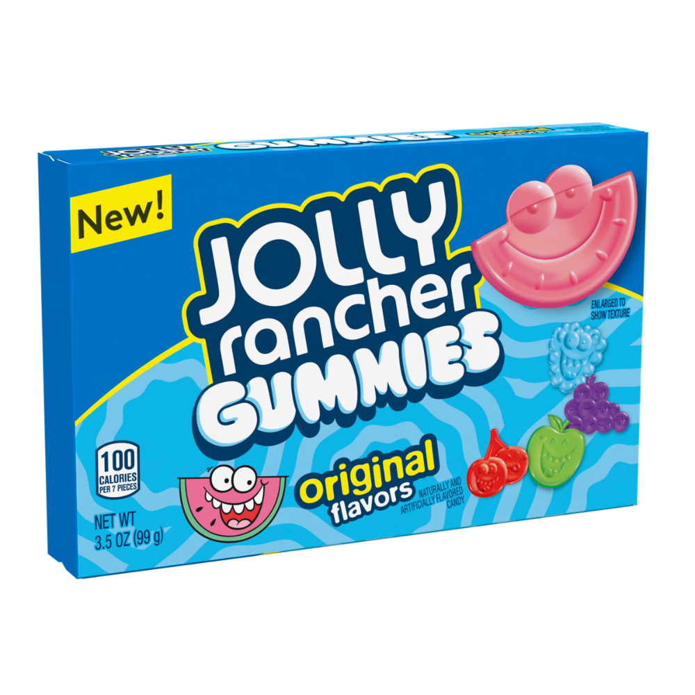 Jolly Rancher Original Flavor Gummy Candy, Theater Box, 3.5 Oz