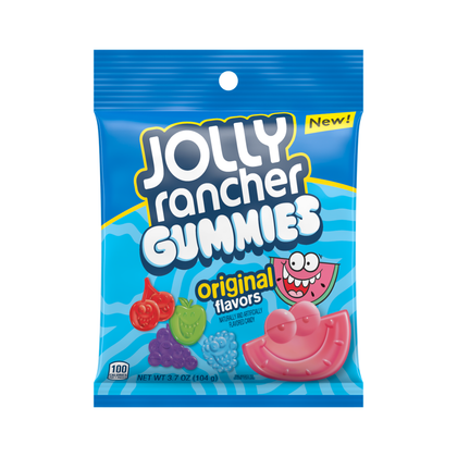 Jolly Rancher Original Flavor Gummy Candy, 3.7oz