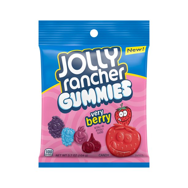 Jolly Rancher Gummies Very Berry, 3.7oz