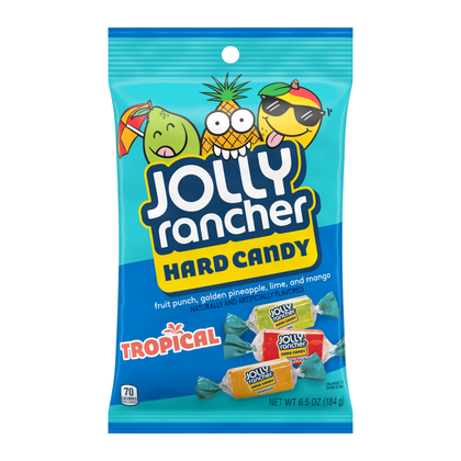 Jolly Rancher Hard Candy Tropical, 6.5oz
