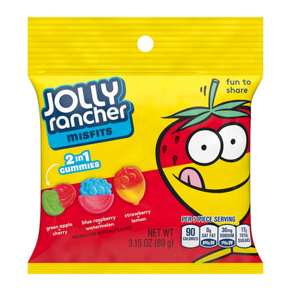 Jolly Rancher Misfits Gummy Candy, 3.15 Oz