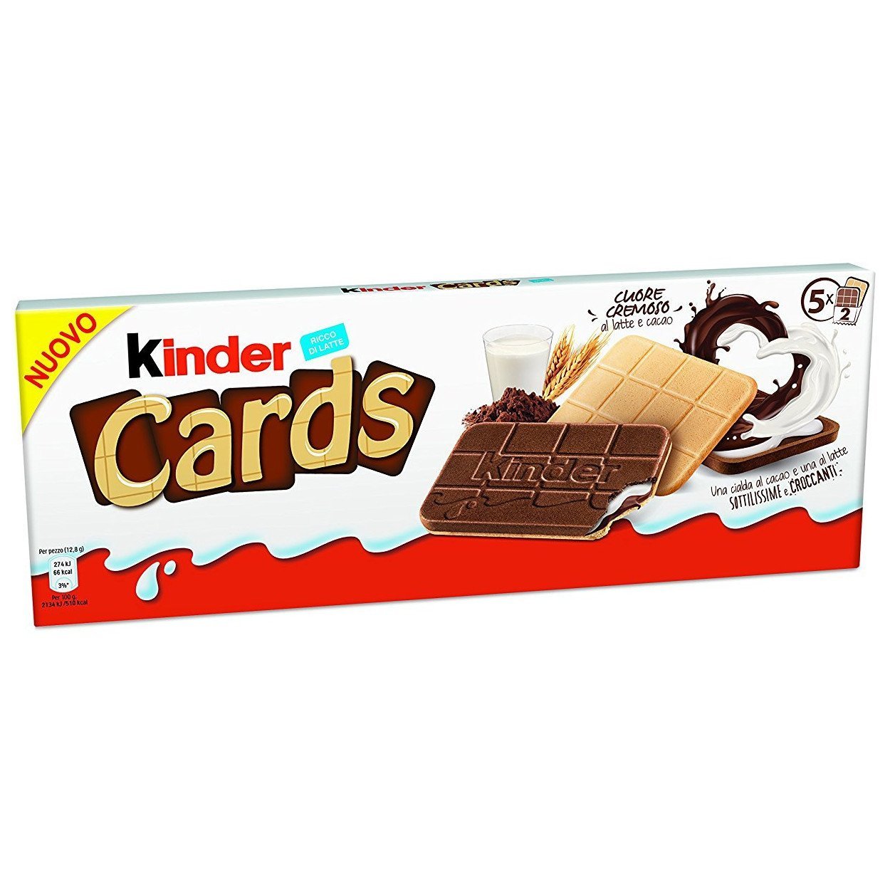 Kinder Cards, 5ct, 128g (Product of Germany)