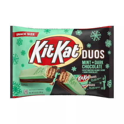 Kit Kat Duos Mint & Dark Chocolate Snack Size Bars, 8.8oz