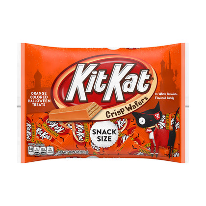Kit Kat Halloween Orange Colored White Crème Wafer Bars Candy, 10.29oz