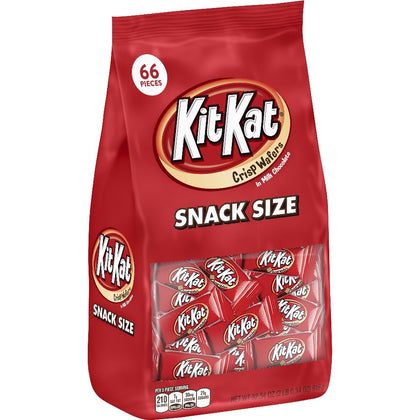 Kit Kat Snack Size Candy Bars, 66 Pieces, 32.34oz