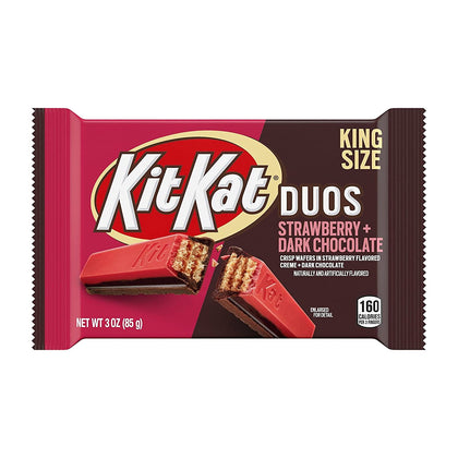 Kit Kat Duos Strawberry + Dark Chocolate King Size, 3oz