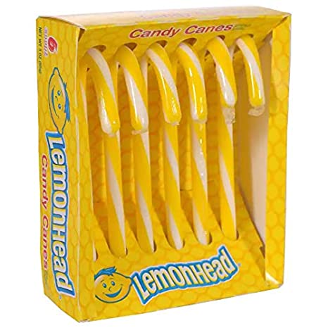 Lemonhead Candy Canes, 6 ct, 2.64oz