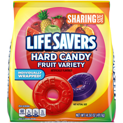Life Savers Fruity Variety Hard Candy, Sharing Size, 14.5oz