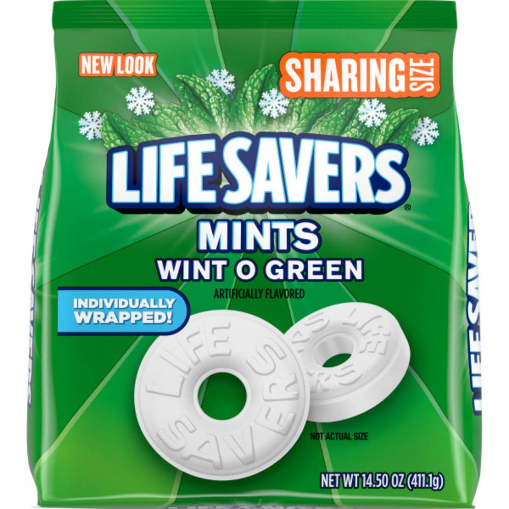 Life Savers Mints, Wint O Green, Share Size, 14.5oz