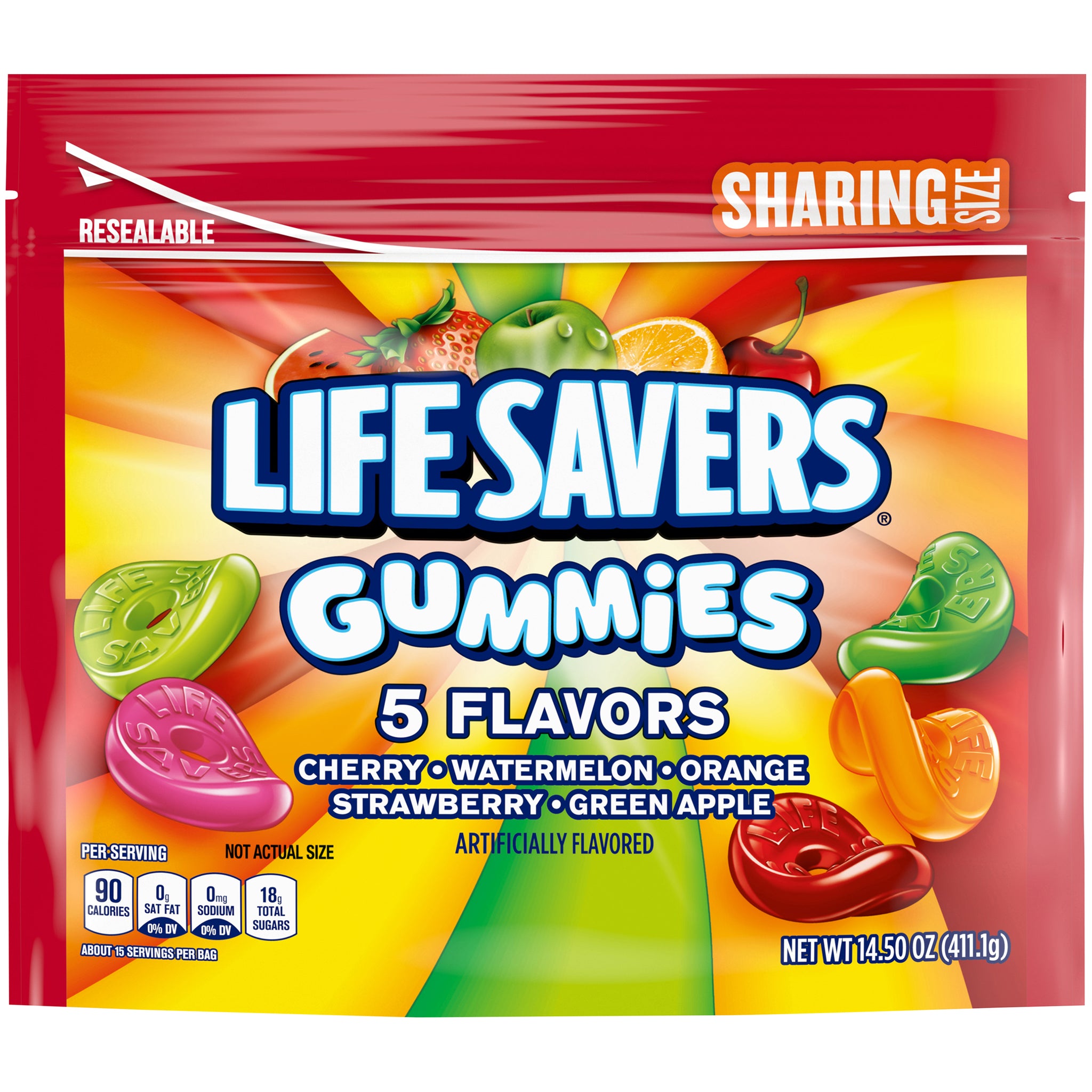 Lifesavers Gummies 5 Flavors, 14.50oz