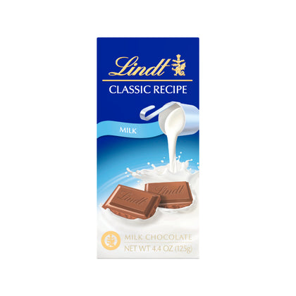 Lindt Classic Recipe, Milk Chocolate, 4.4oz