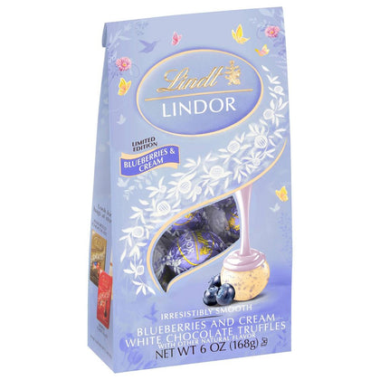 Lindt Lindor Blueberries & Cream White Chocolate Tuffles, 6oz
