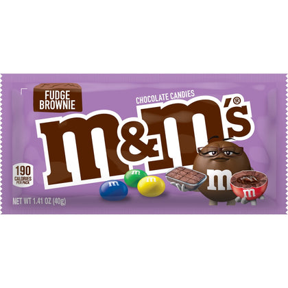 M&M's Peanut Brownie Mix Chocolate Candy, Sharing Size - 7.5 oz Bag