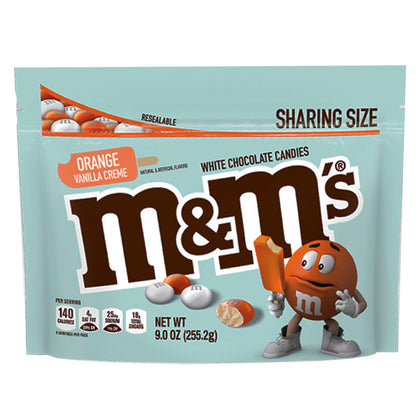 M&M's White Chocolate Candies, Marshmallow Crispy Treat, Share Size 3.22 Oz
