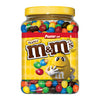 M&M's Peanut Chocolate Candy, Pantry Size Jar, 62oz