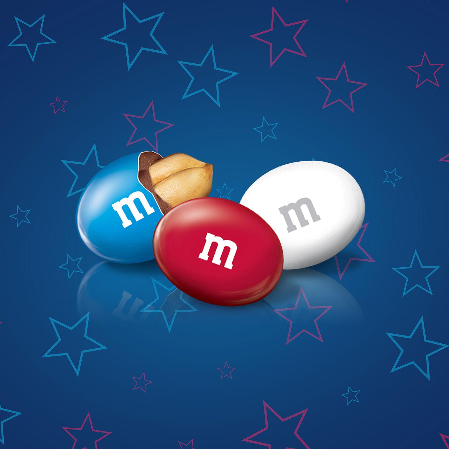 M&M's Red, White, & Blue Patriotic Mix Peanut Chocolate (62 Ounce