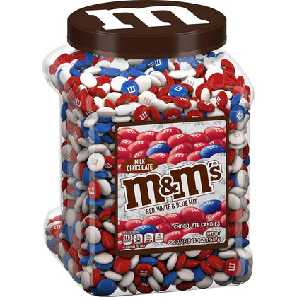 M&M'S Peanut Chocolate Holiday Candy - 62 oz jar