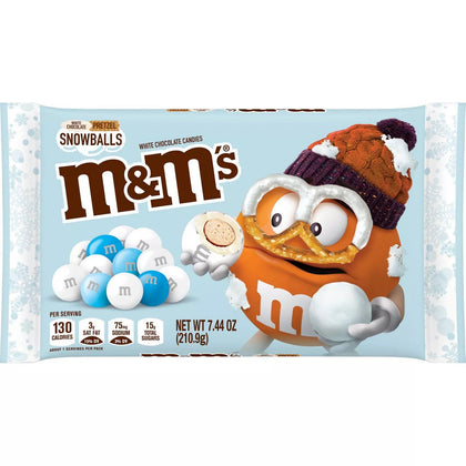 M&M's White Chocolate Candies, Marshmallow Crispy Treat, Share Size 3.22 Oz