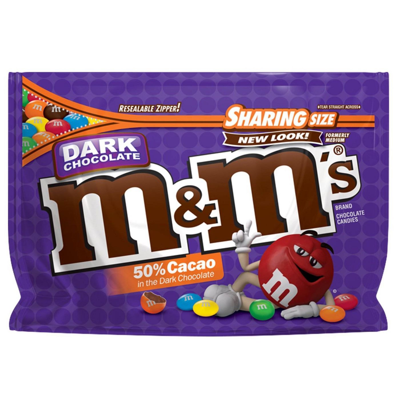 M&M's Dark Chocolate Candies, Sharing Size, 10.1oz