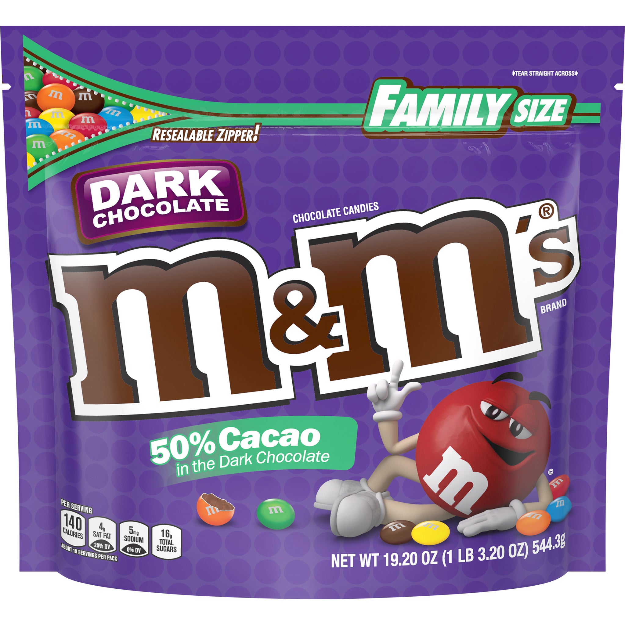 M&M'S Peanut Chocolate Candy Bag, 19.2-oz. Bag - Pick 'n Save