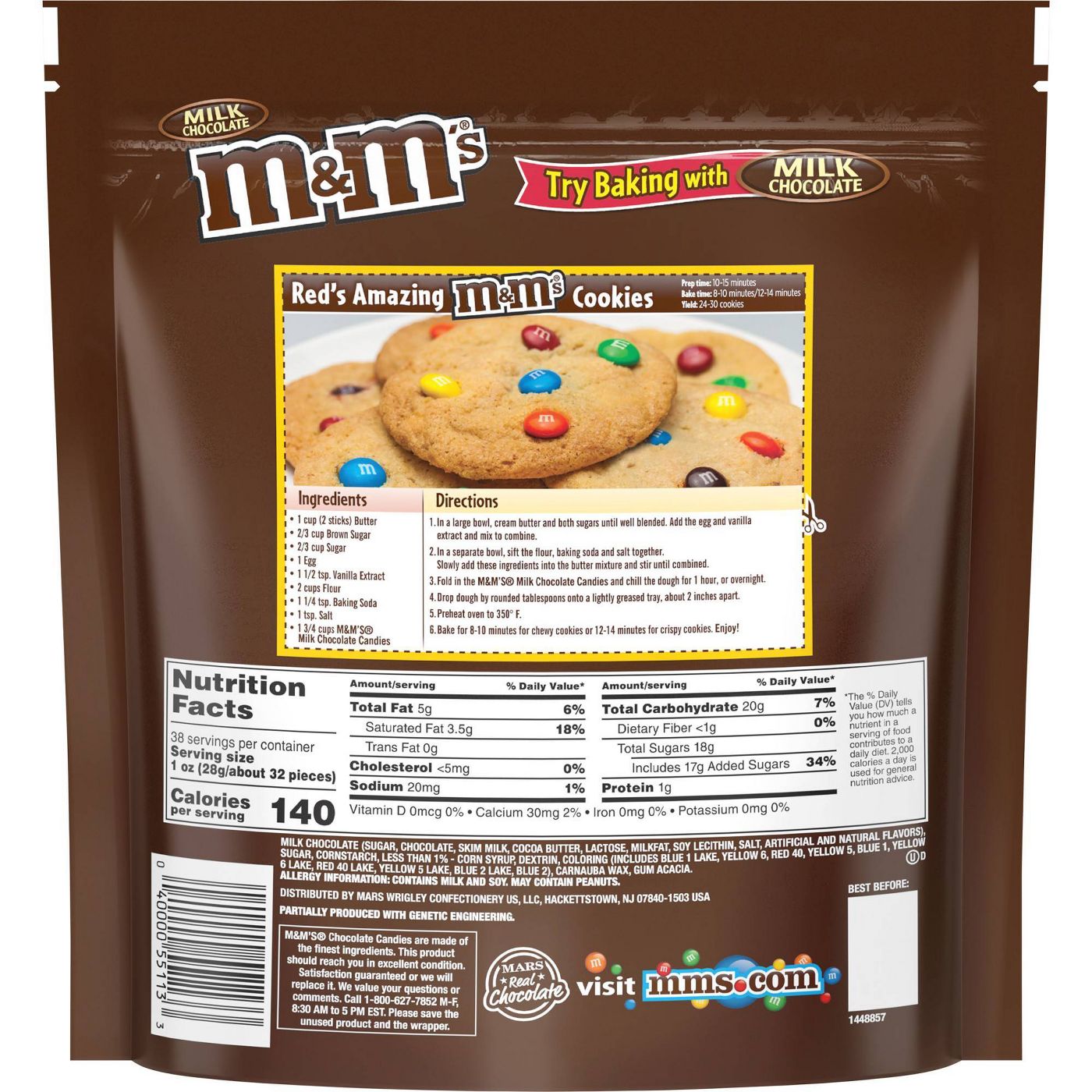 M&M'S Milk Chocolate Candy Party Size