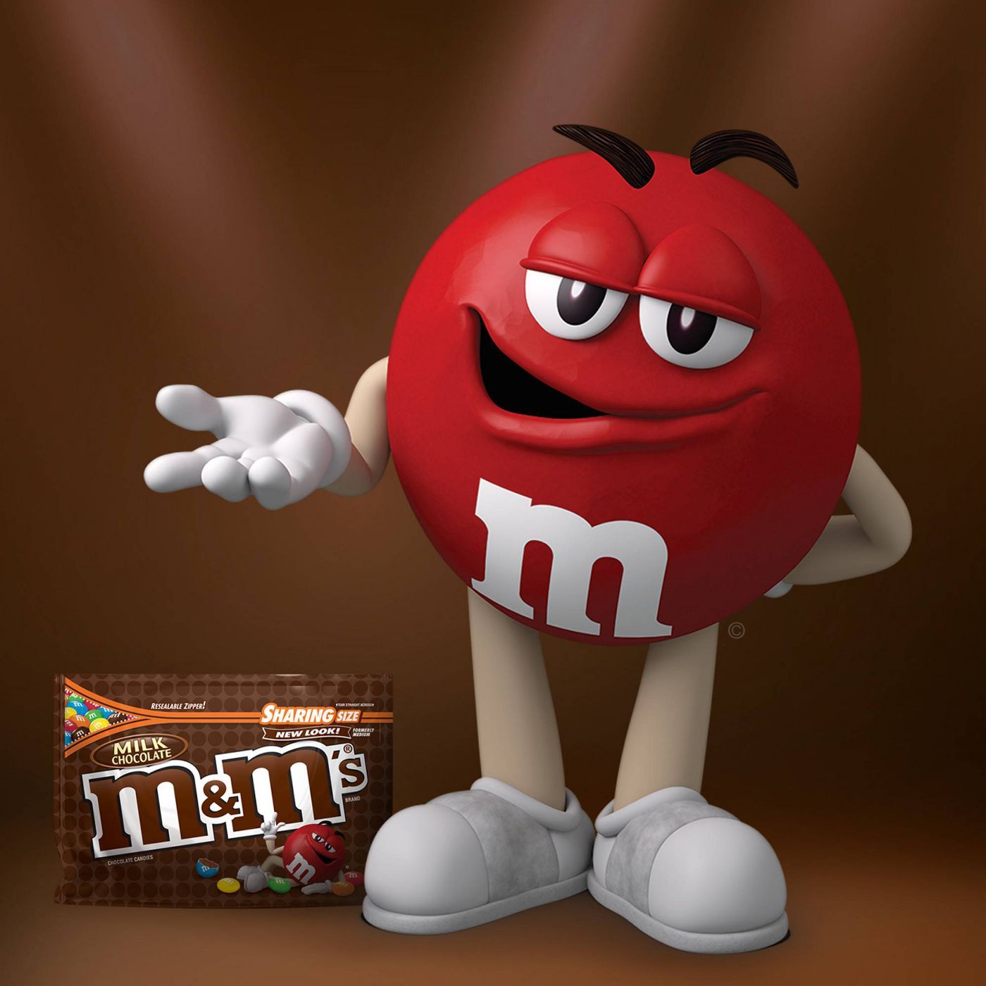 M&M's Chocolate Candies, Dark Chocolate Peanut, Family Size 19.2 oz