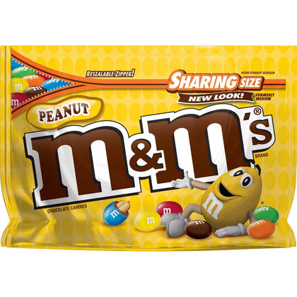 M&M's Peanut Chocolate Candies, Sharing Size, 10.7oz