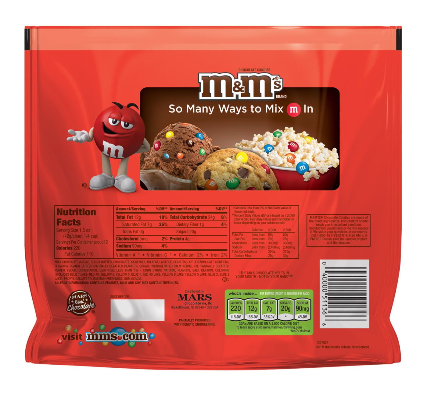 M&M's Party Size Bags (Milk, Peanut, Caramel, and Peanut Butter)
