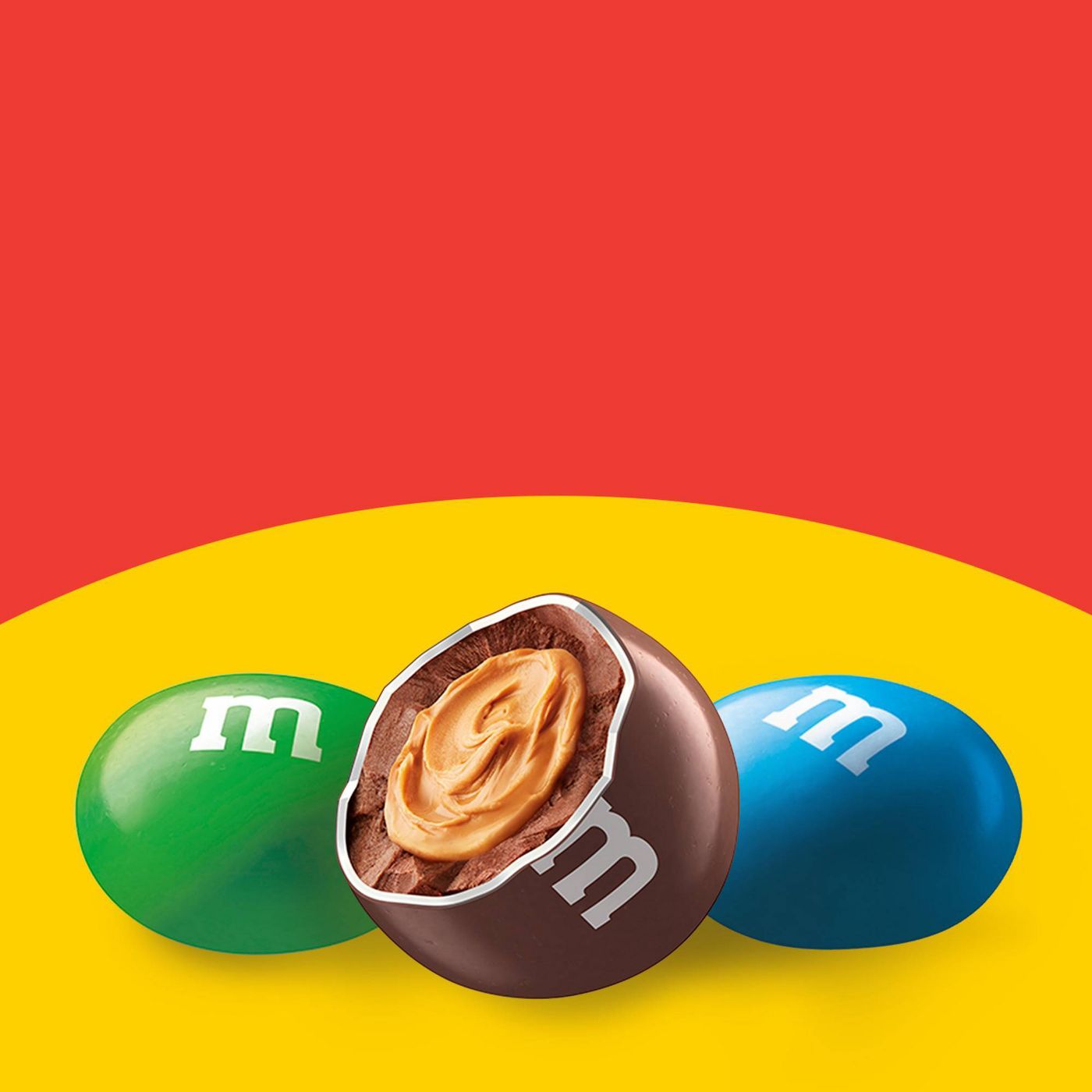 M&M's Peanut Butter Chocolate Candies, Family Size, 18.4oz