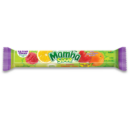 Mamba Sour Fruit Chews, 3.73oz