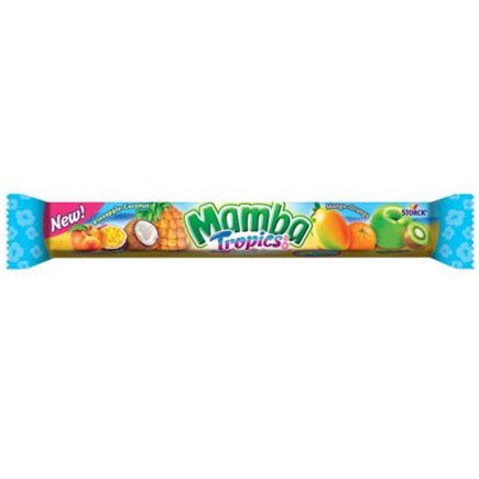 Mamba Tropics Fruit Chews, 3.53oz Stick Pack